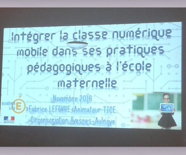 Animation TICE (Tablettes en maternelle) 1/2